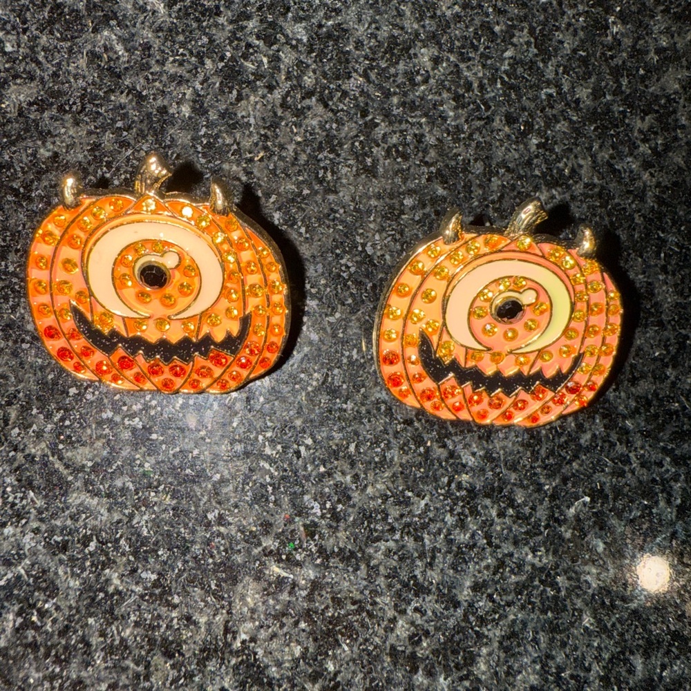 BaubleBar Mike Woz Pumpkin Earrings